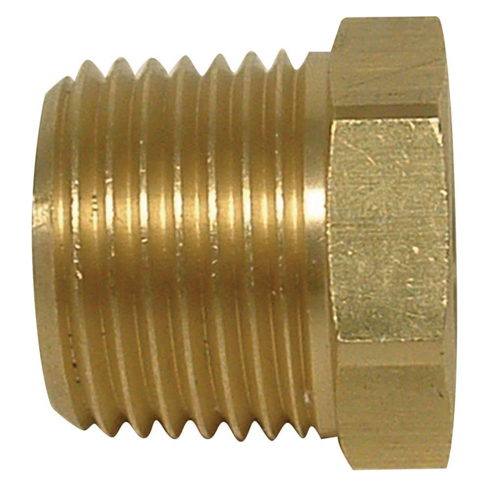 Everbilt 1/4 in. MIP 1/8 in. FIP Brass Bushing Fitting