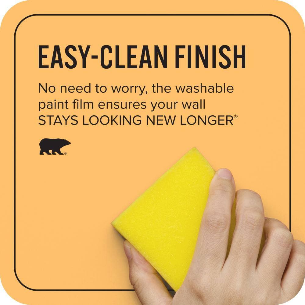 BEHR ULTRA 1 gal. #P250-5 Solar Storm Extra Durable Flat Interior Paint & Primer (4)