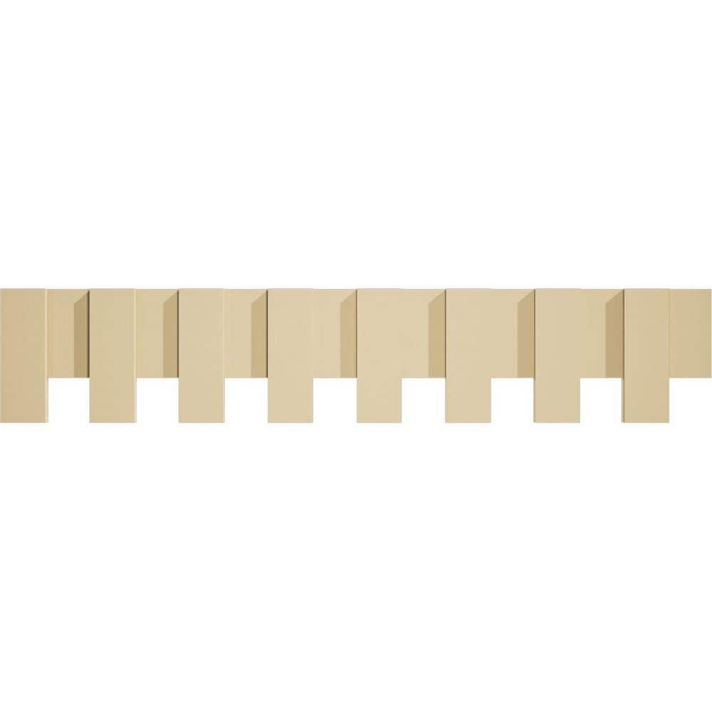 Ekena Millwork 1 in. D x 9 in. W x 40 in. L Primed Polyurethane Panel Moulding (1)