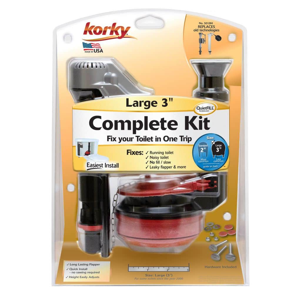 Korky 3 in. Universal Toilet Repair Complete Kit (3)