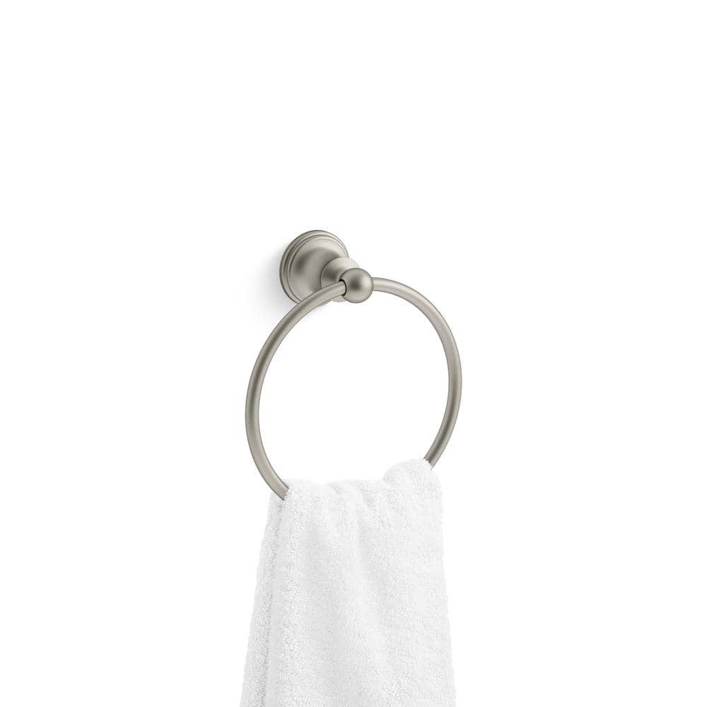 KOHLER Capilano Towel Ring in Vibrant Brushed Nickel (3)