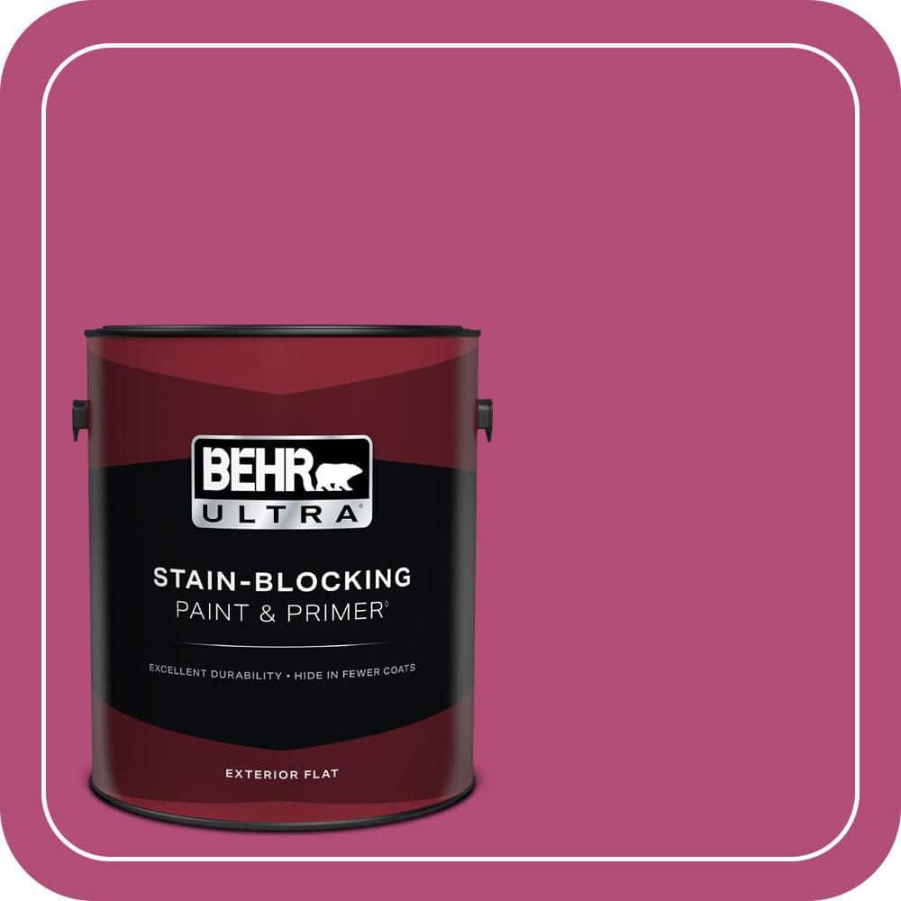 BEHR ULTRA 1 gal. #P120-6 Diva Glam Flat Exterior Paint & Primer