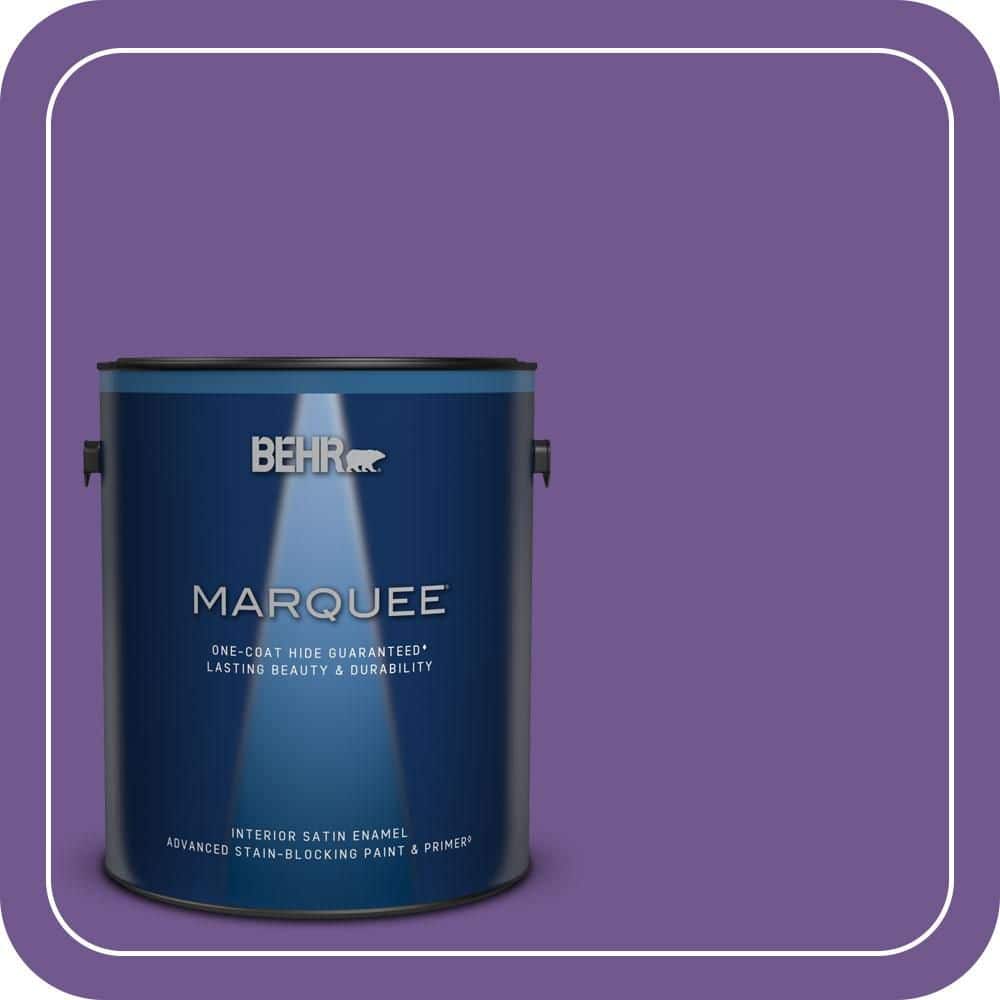 BEHR MARQUEE 1 gal. #P570-6 Classic Waltz Satin Enamel Interior Paint & Primer (1)