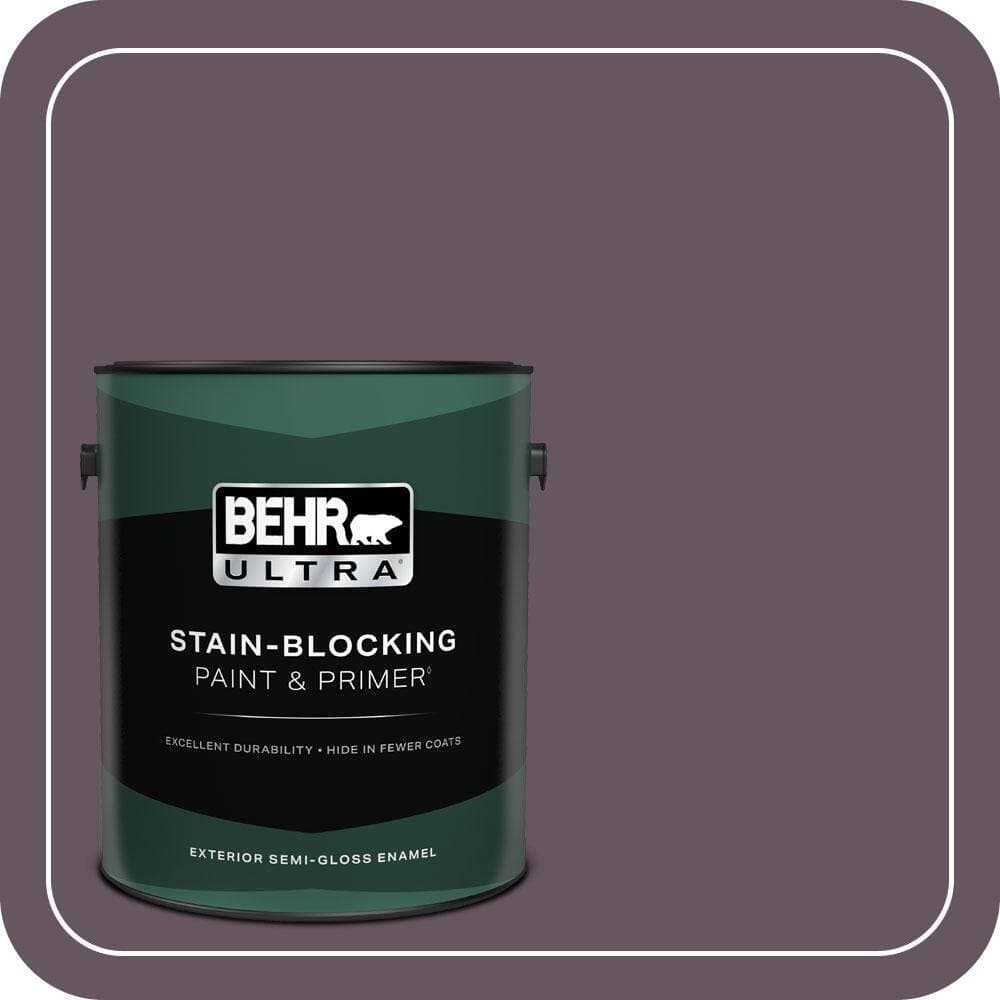 BEHR ULTRA 1 gal. #690F-7 Indulgent Semi-Gloss Enamel Exterior Paint & Primer