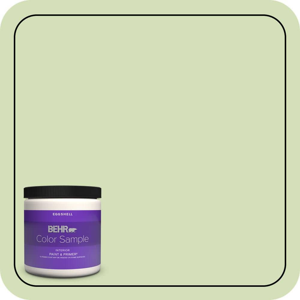 BEHR PREMIUM PLUS 8 oz. #MQ4-45 Spring Glow Eggshell Enamel Interior Paint & Primer Color Sample