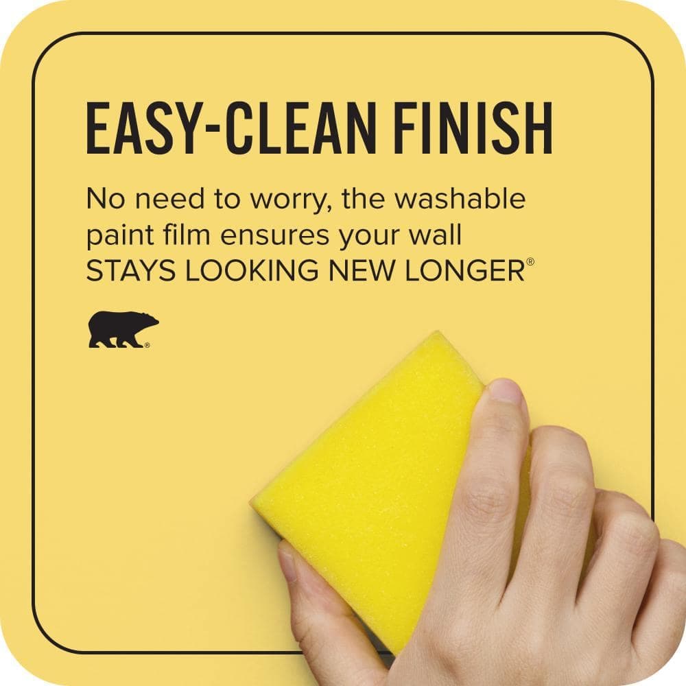 BEHR ULTRA 1 qt. #P310-5 Solar Energy Extra Durable Flat Interior Paint & Primer (4)