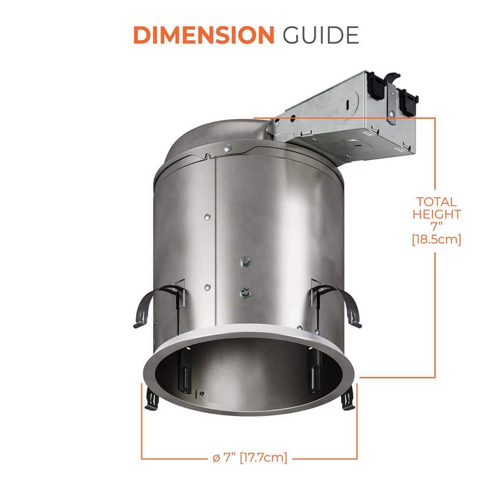 HALO H750 6 in. Aluminum Recessed Lighting Housing for Remodel Ceiling LEDT24 CompliantConnectors, InsulationContact, AirTite (3)