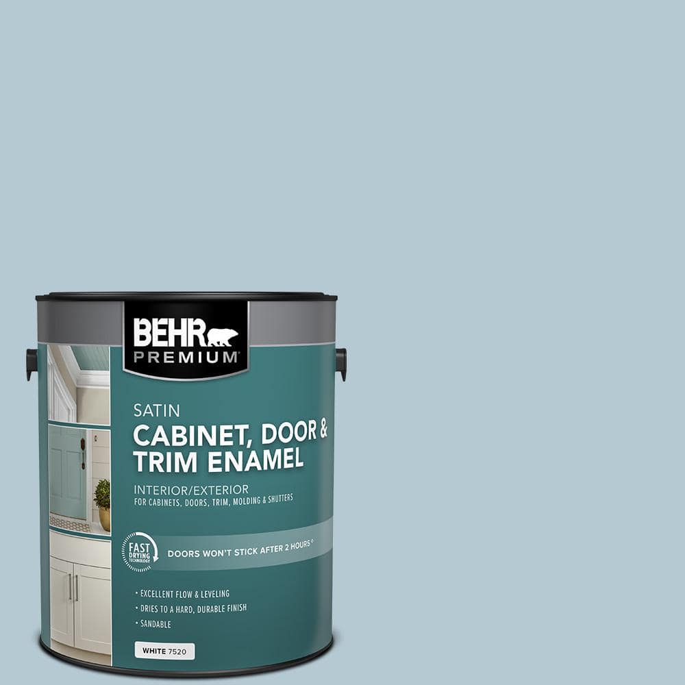 BEHR PREMIUM 1 gal. #HDC-CT-16A English Hollyhock Satin Enamel Interior/Exterior Cabinet, Door & Trim Paint (1)