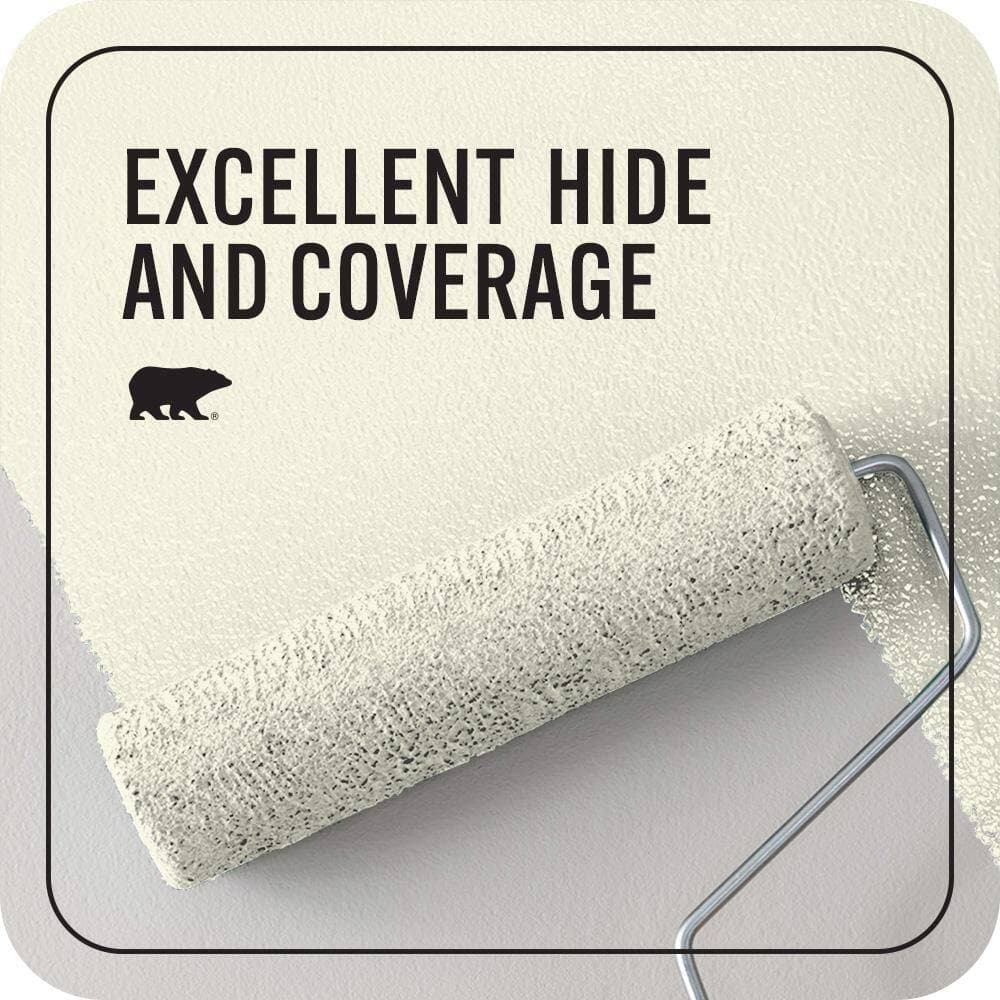 BEHR PREMIUM PLUS #W-B-410 Star Shine Enamel EcoMix Plant-Based & Primer (2)