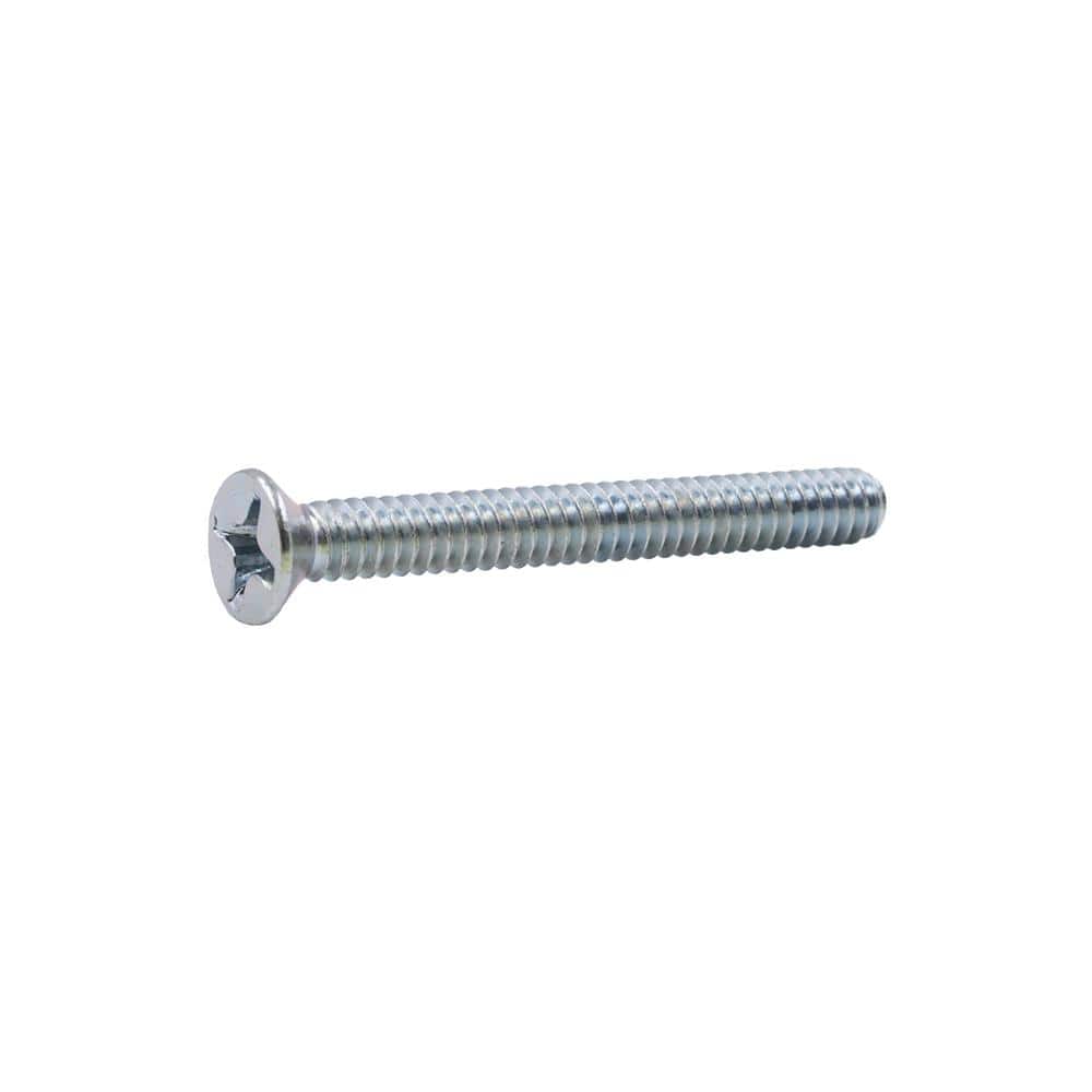 Everbilt #6-32 x 1-1/4 in. Phillips Flat Head Zinc Plated Machine Screw (25-Pack) (3)