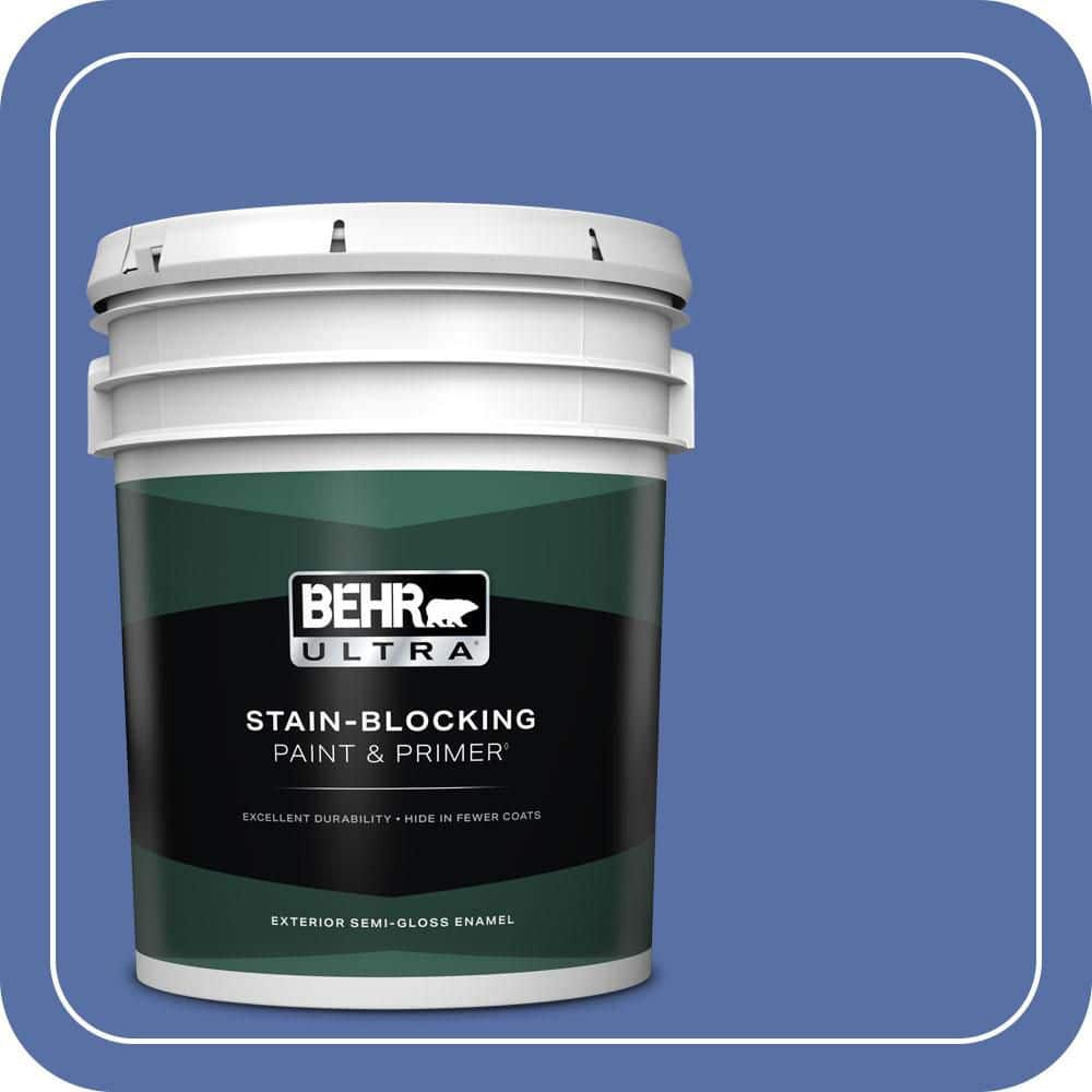 BEHR ULTRA 5 gal. #MQ5-47 Splendor and Pride Semi-Gloss Enamel Exterior Paint & Primer