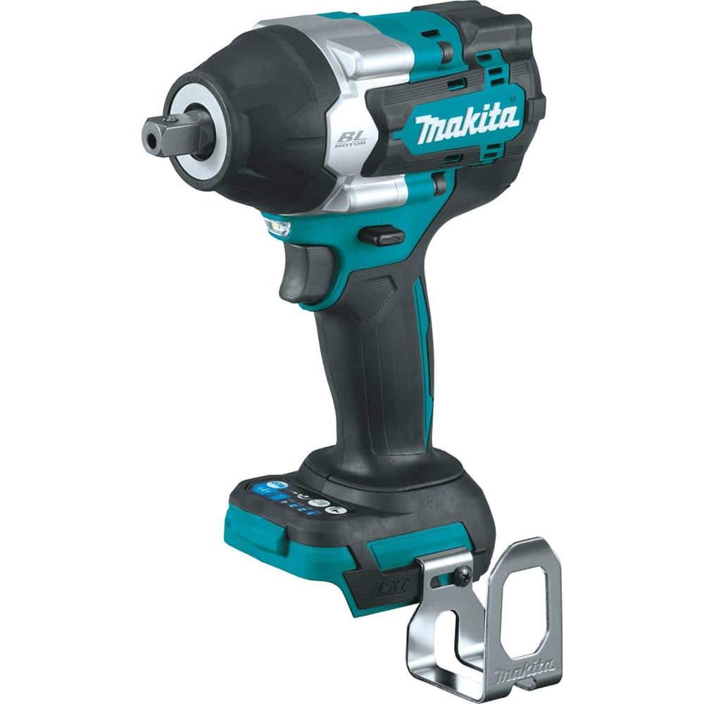 Makita 18V LXT Brushless Cordless 1/2 in. Impact Wrench w/Detent Anvil, Tool Only w/18V Power Source, Tool Only (2)
