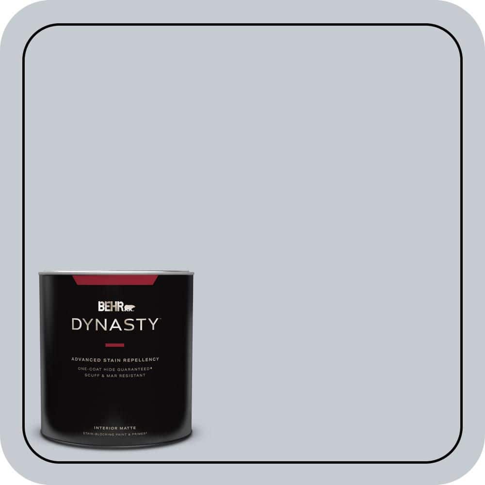 BEHR DYNASTY 1 Qt. #MQ5-18 Paparazzi Flash One-Coat Hide Matte Interior Stain-Blocking Paint & Primer