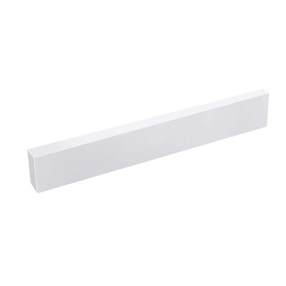 YASINU Malus 21 in. W x 4 in. H Engineered Stone Composit Bath Vanity Top Sidesplash in White (1)