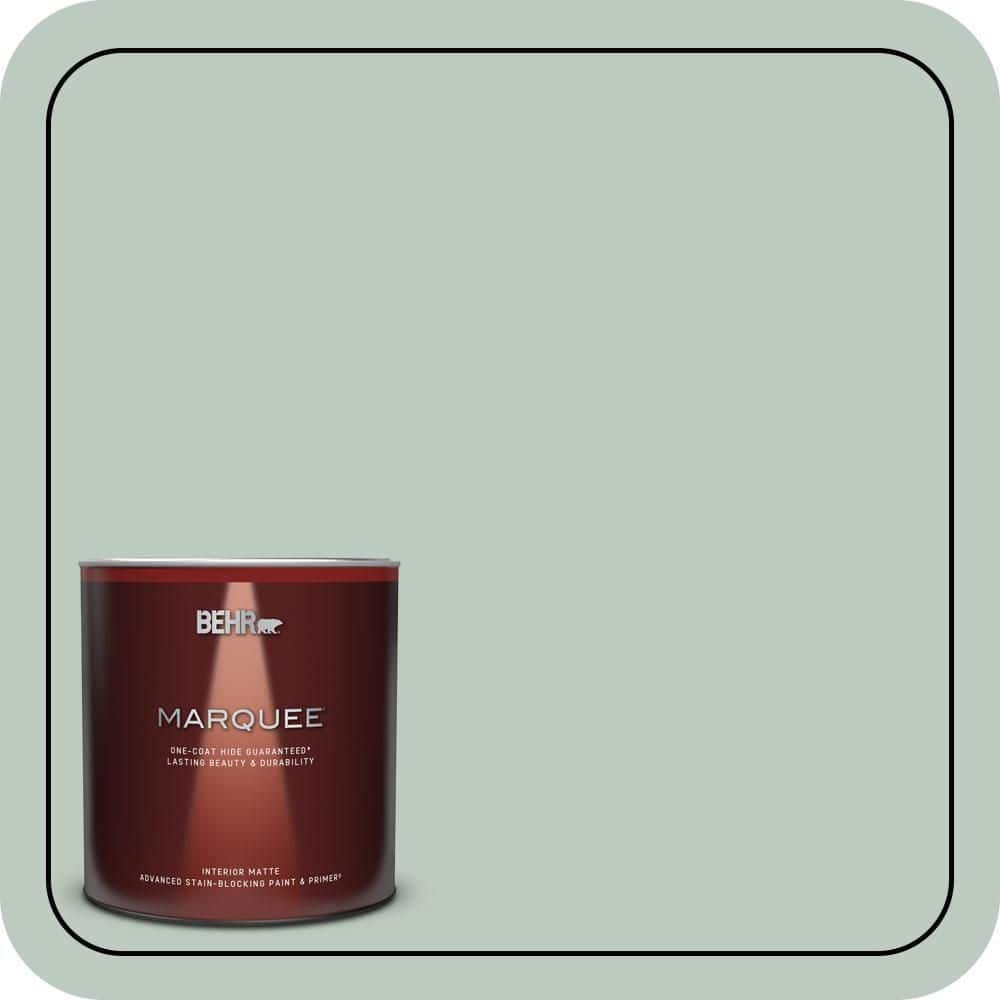 BEHR MARQUEE 1 qt. #N420-2 Mountain Falls Matte Interior Paint & Primer