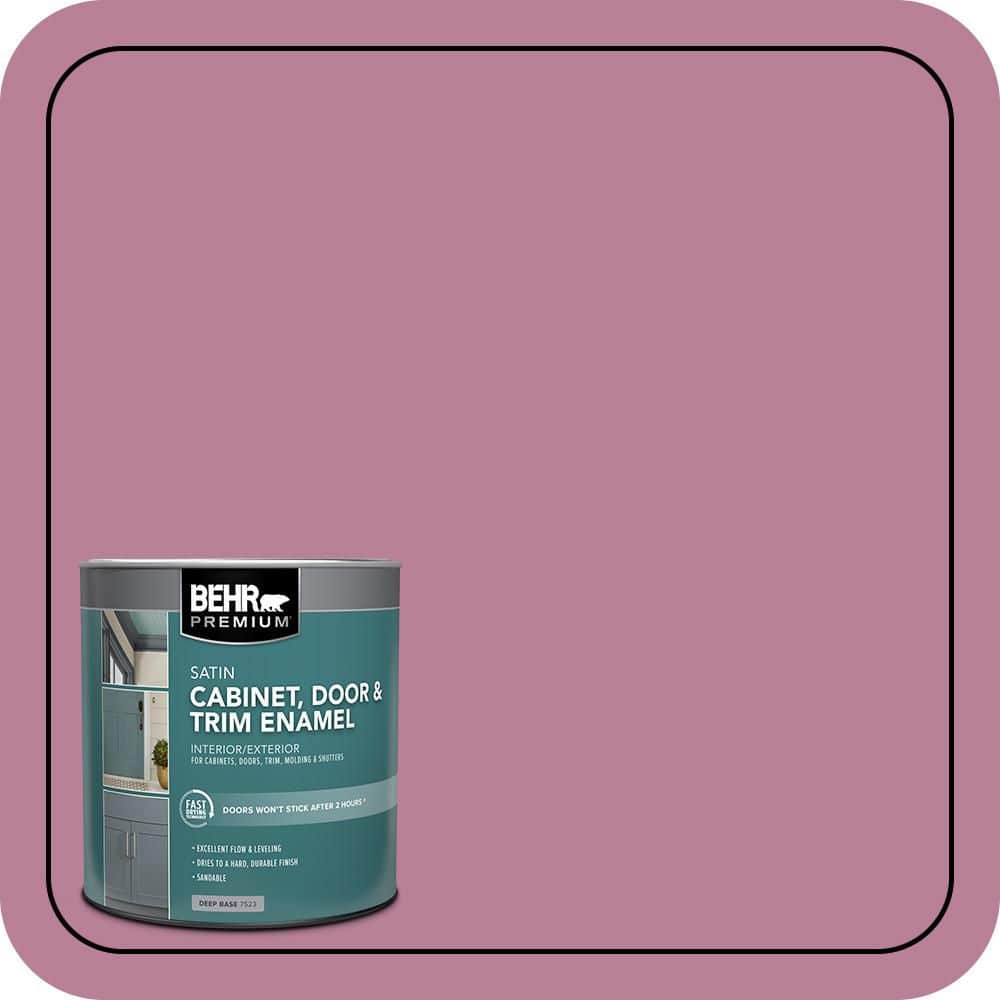 BEHR PREMIUM 1 qt. #M130-5 Cabaret Satin Enamel Interior/Exterior Cabinet, Door & Trim Paint (1)