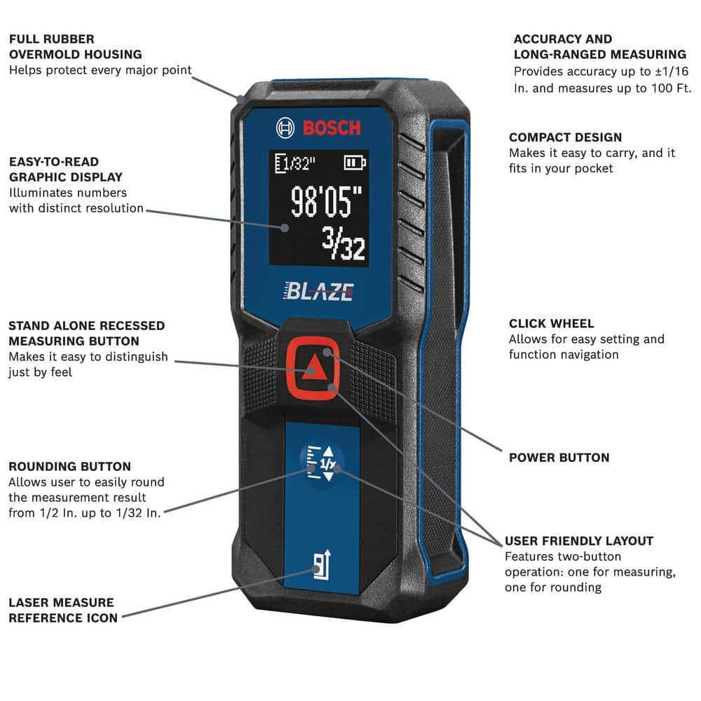Bosch BLAZE Laser Measure (3-Pack) (3)