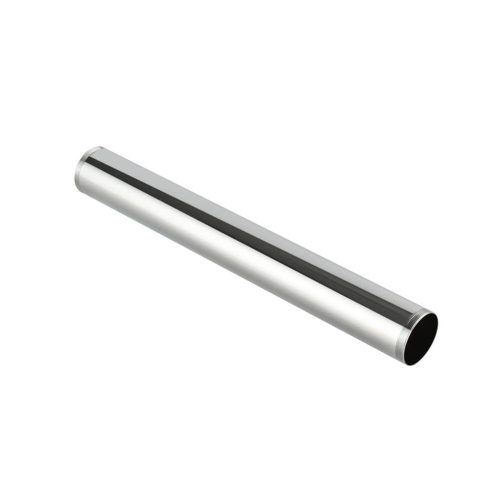 Everbilt 1-1/2 in. x 12 in. Chrome-Plated Brass Double Threaded-Joint Sink Drain Tailpiece Extension Tube