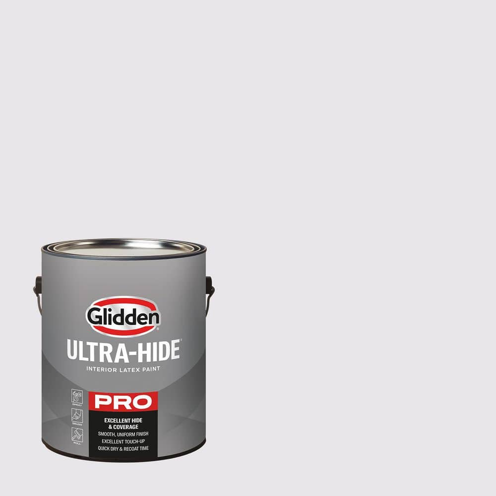 Glidden Ultra-Hide 1 Gal. PPG1247-1 Orchid Mist Ultra Flat Interior Paint