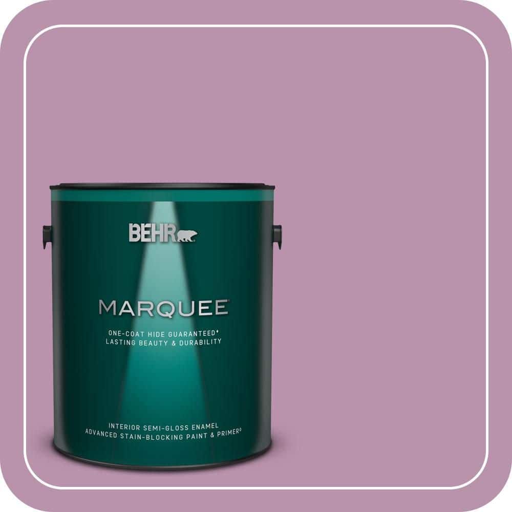 BEHR MARQUEE 1 gal. #680D-5 Bed of Roses Semi-Gloss Enamel Interior Paint & Primer