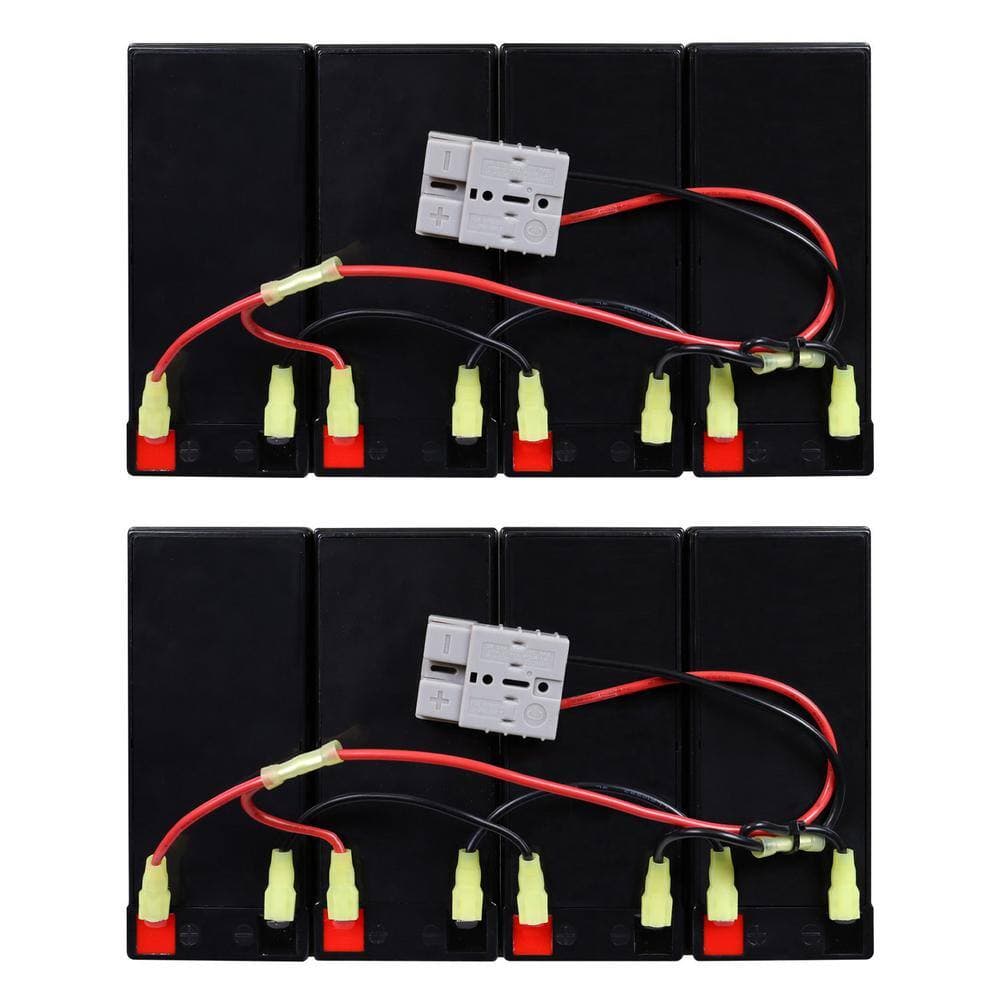 MIGHTY MAX BATTERY RBC5 UPS Complete Replacement Battery Kit for APC SmartUPS SU700 (2)