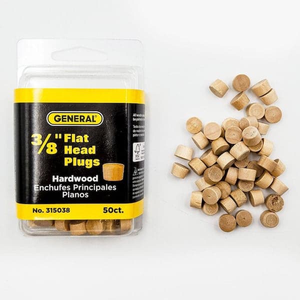 General Tools 3/8 in. Flat Head Plugs (2)