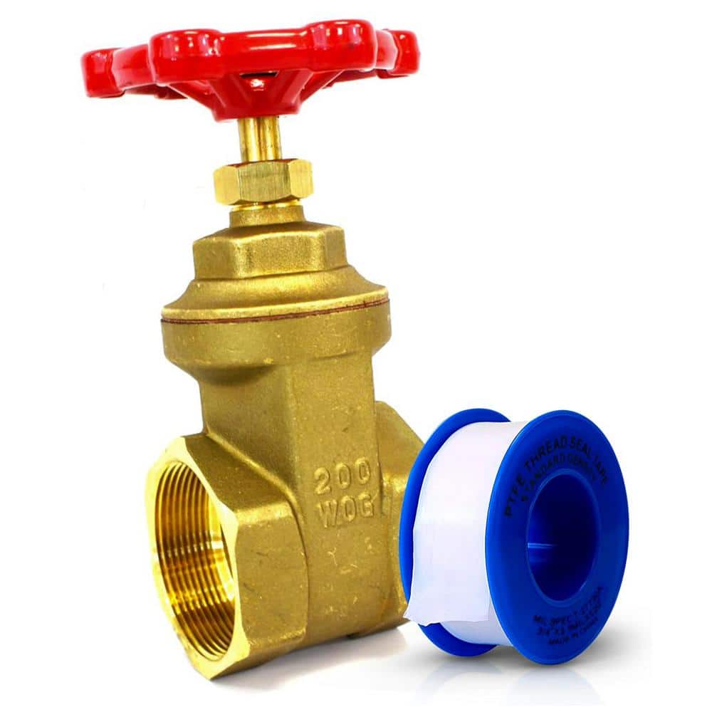 CMI inc Brass Gate Valve with Wheel Handle 3 in.