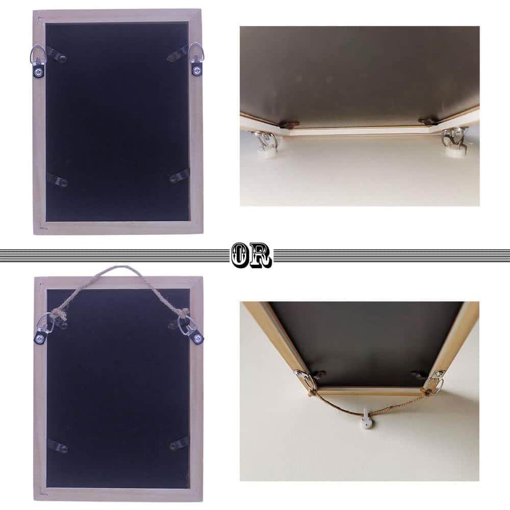 Adrinfly Single Hole D-Ring Picture Hangers with Screws 50-Pieces for Mirror Clock Decoration Paintings Artwork Frames Silver (3)