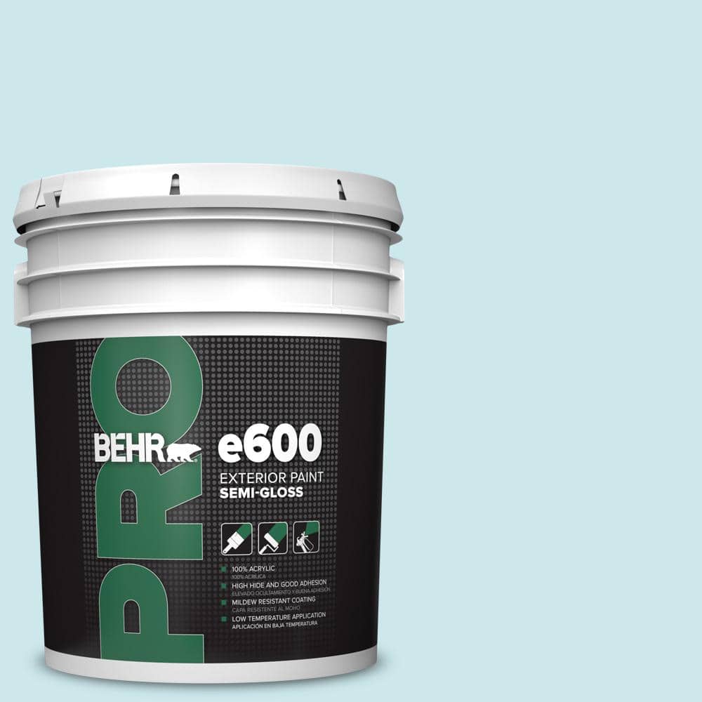 BEHR PRO 5 gal. #MQ3-52 Ethereal Mood Semi-Gloss Exterior Paint