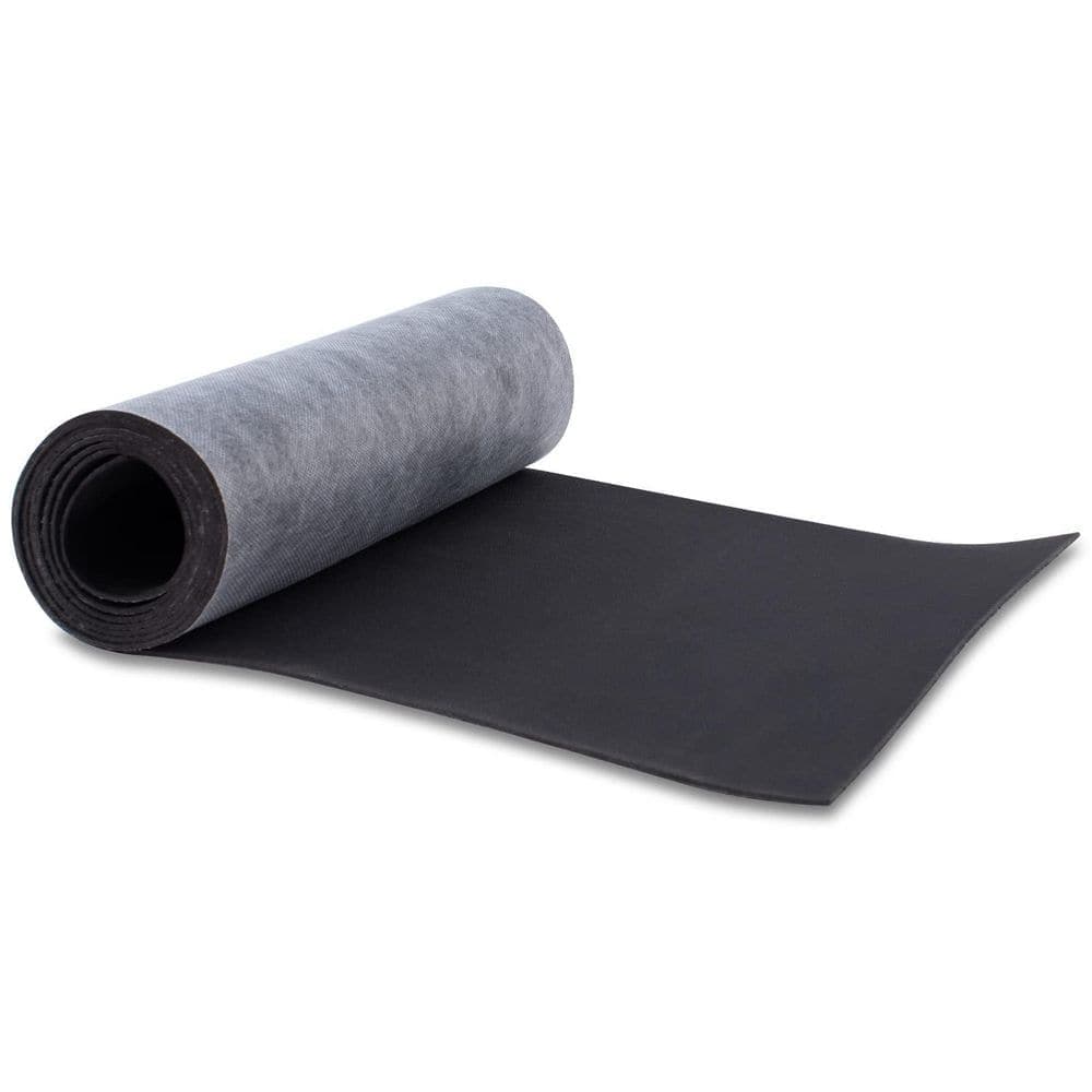 NVNOO Vinyl Sound Proof Barrier, 1 x 8 ft. Insulation Sheet, Anti Vibration Deadening Soundproofing Material (1/8" Thick) (1)