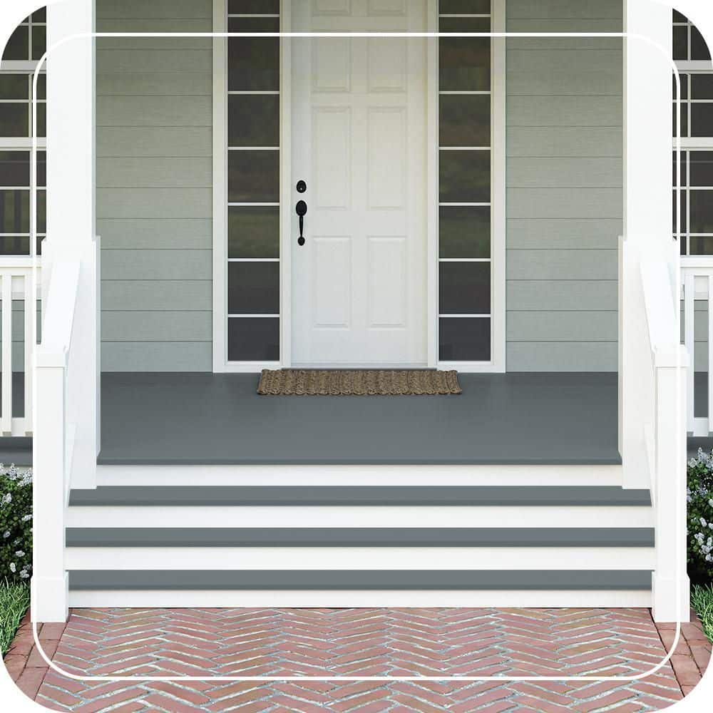 BEHR PREMIUM #PPU25-19 Textured Low-Lustre Enamel Interior/Exterior Porch and Patio Anti-Slip Floor Paint (2)