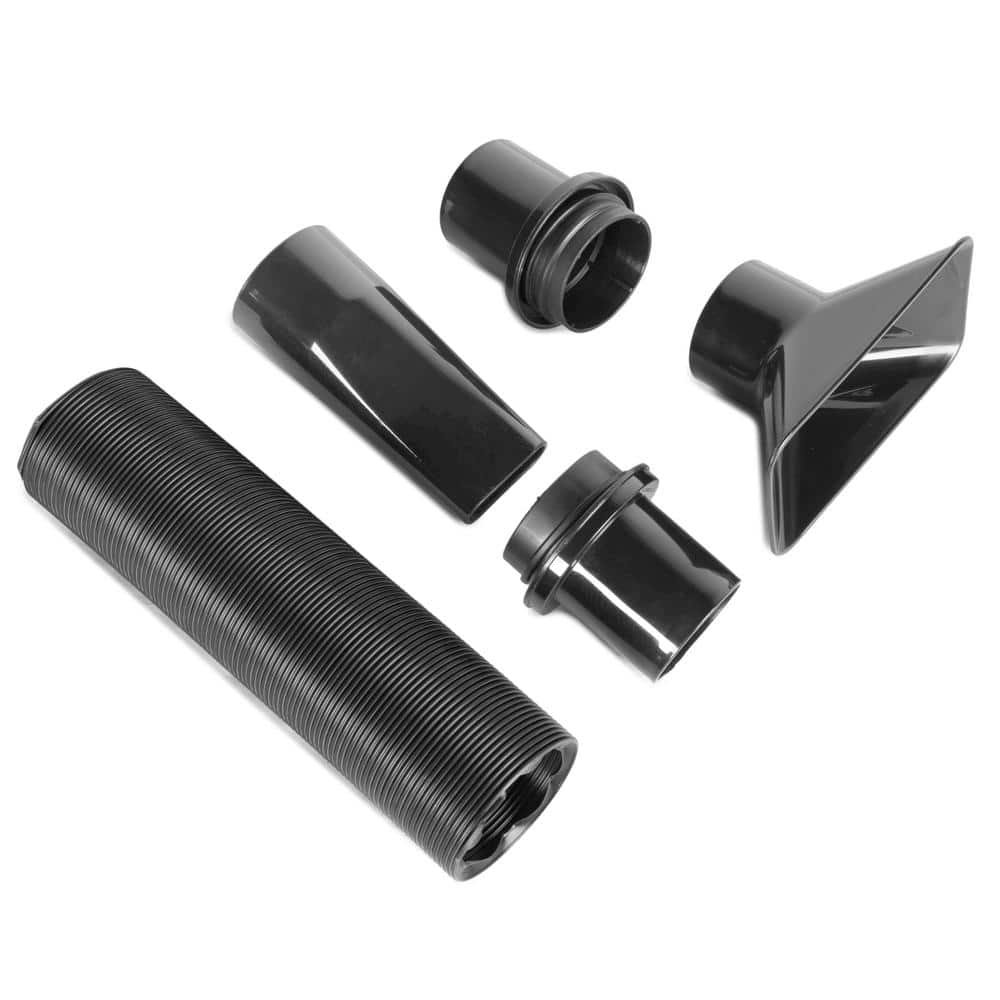 WEN 2.5 in. x 36 in. Flexible and Sculptable Dust Hose Kit with Couplers and Adapters (3)