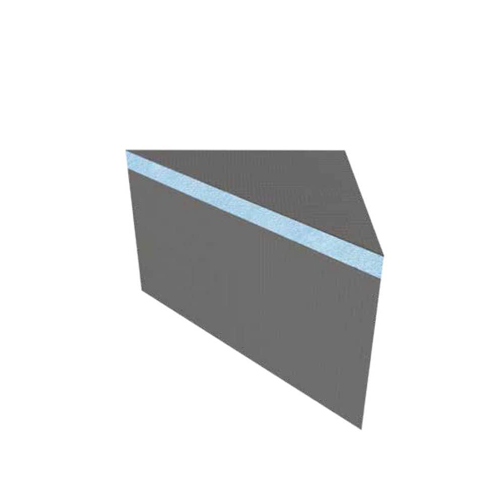 wedi Triangle Shower Corner Bench Kit 16 in. x 16 in. x 20 in. Floor Mounted Ready to Tile