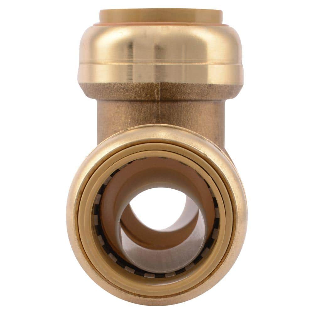 SharkBite Push-to-Connect Brass Tee Fitting (3)