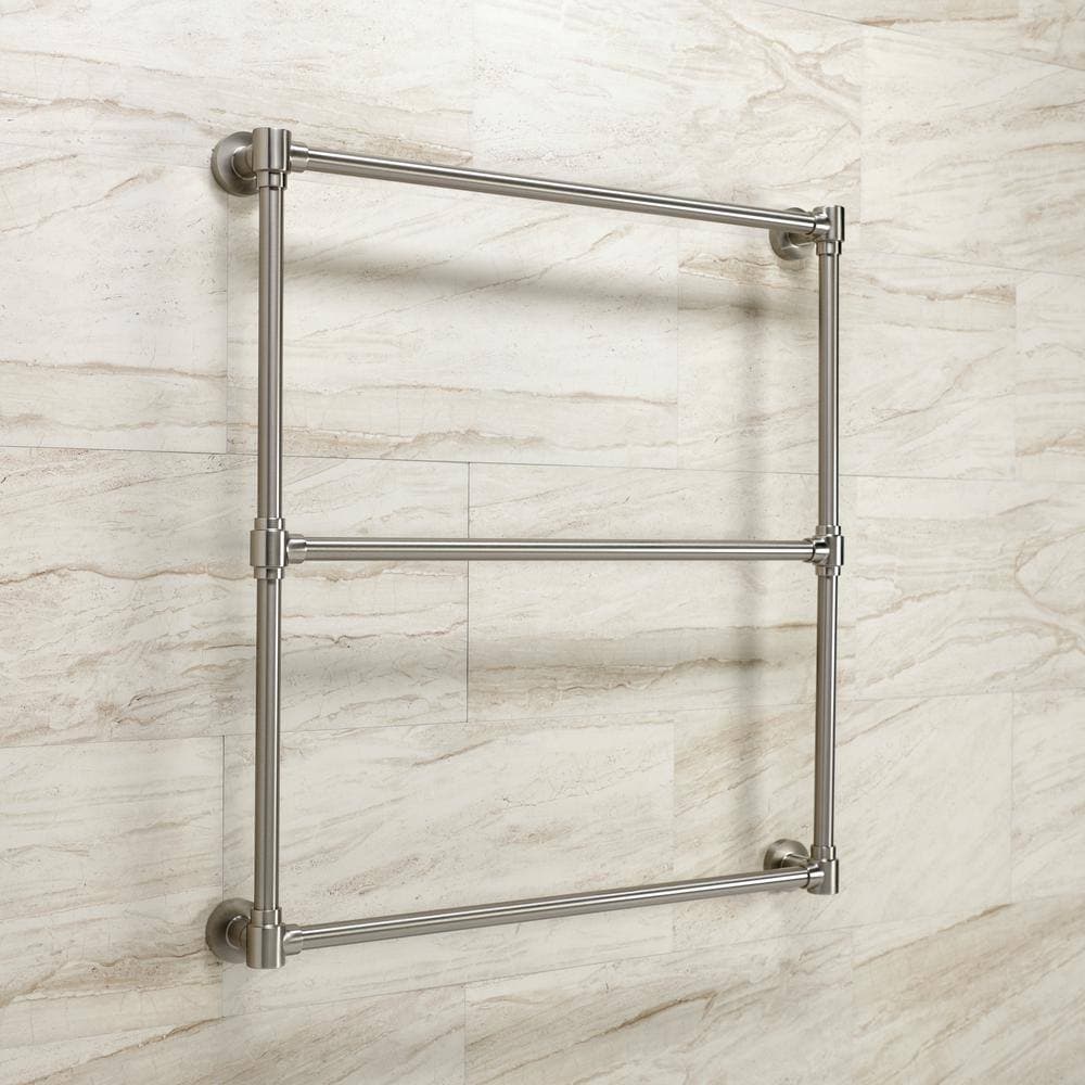 Kingston Brass Gallant 3-Bar Wall Mount Towel Rack in Brushed Nickel (2)