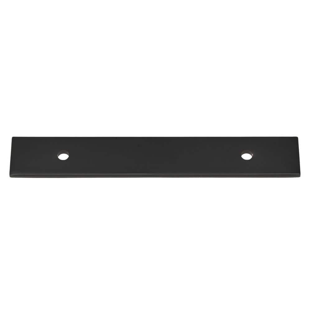 GLIDERITE 6 in. Squared Cabinet Backplate 3-3/4 in. Center to Center, 6342-96-MB