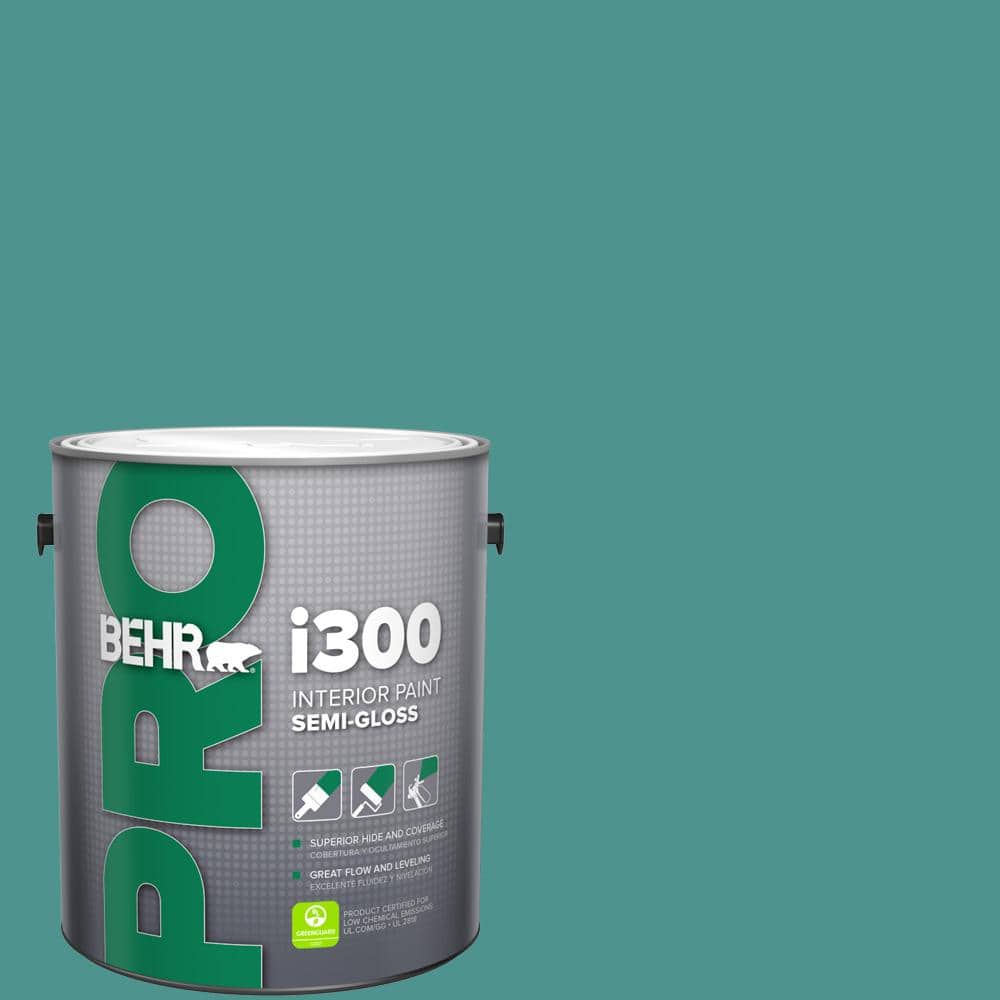 BEHR PRO 1 gal. #500D-6 Mirage Lake Semi-Gloss Interior Paint