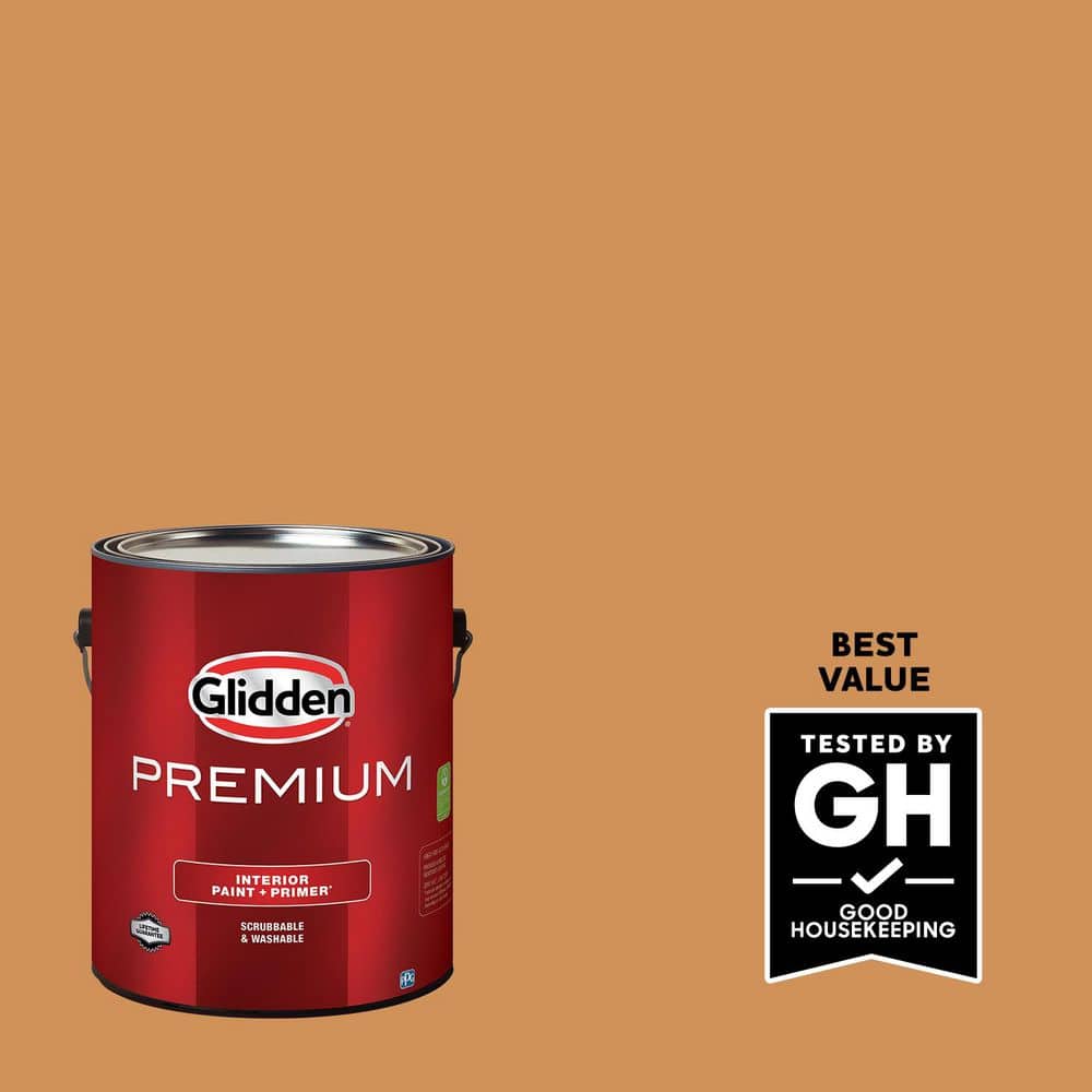 Glidden Premium 1 gal. PPG1202-6 Polo Pony Flat Interior Latex Paint