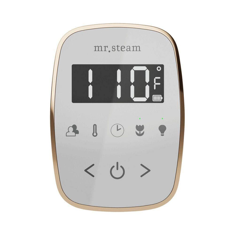 Mr. Steam ButlerFlex Steam Shower Control Package with TempoFlex Control and Steamhead in White Polished Chrome (2)