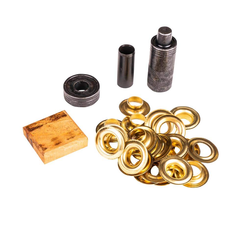 General Tools 1/2 in. Solid-Brass Grommet Kit