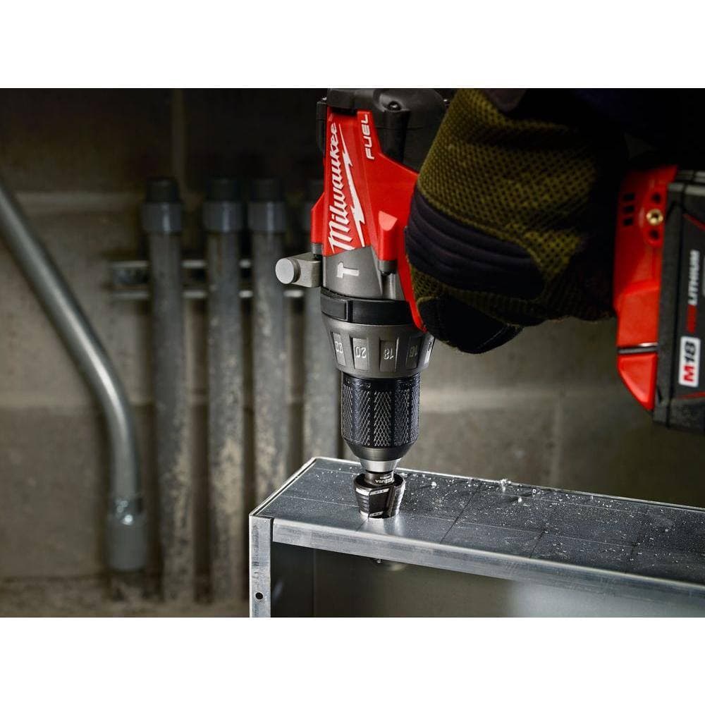 Milwaukee 3/16 in. - 1/2 in. x 1/16 in. #2 Step Black Oxide Drill Bit (2)
