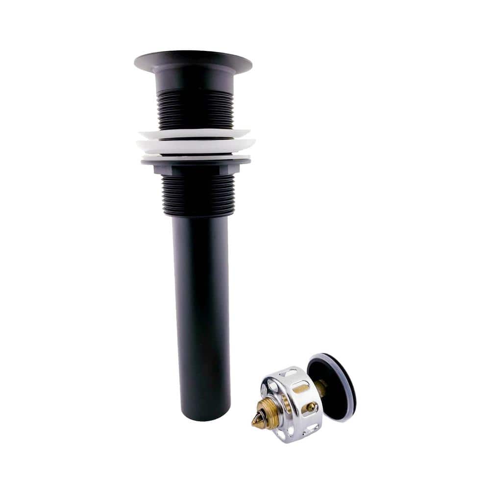 Dyconn 8 in. Standard Pop-Up Drain, Black (1)