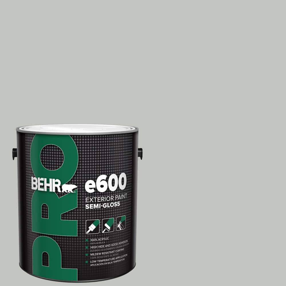 BEHR PRO 1 gal. #PPU25-14 Engagement Silver Semi-Gloss Acrylic Exterior Paint