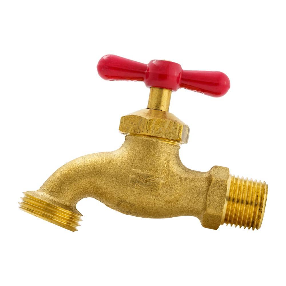 ProLine Series 1/2 in. x 3/4 in. Brass FPT x MHT Heavy-Duty Hose Bibb (3)