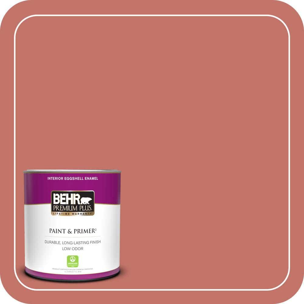 BEHR PREMIUM PLUS #PPU1-05A Red Coral Enamel Low Odor & Primer