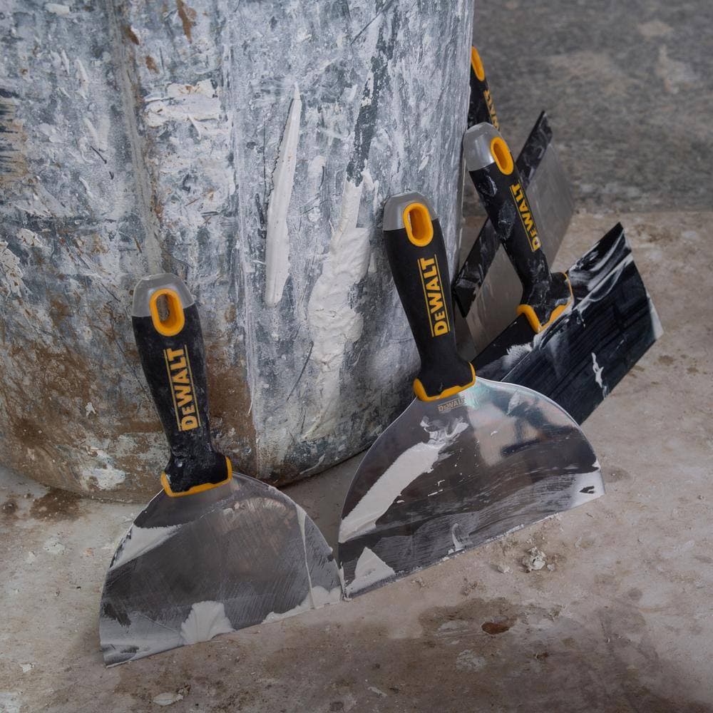 DEWALT 6 in. Stainless Steel Putty Knife with Soft Grip Handle (3)