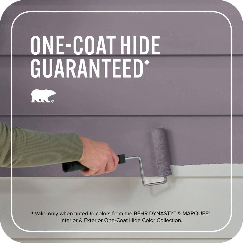 BEHR MARQUEE 1 gal. #N100-5 Plush Velvet Flat Exterior Paint & Primer (3)