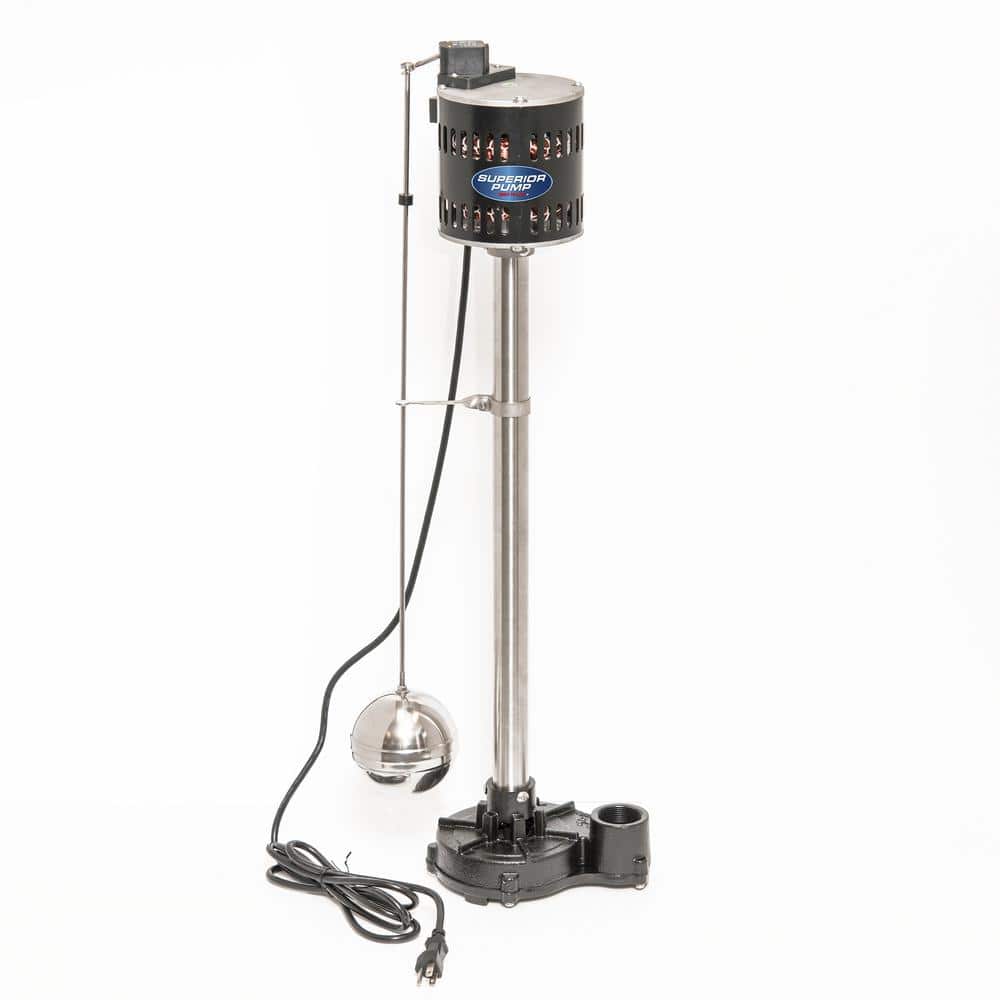 Superior Pump HP Cast Iron/SSTL Pedestal Sump Pump (4)