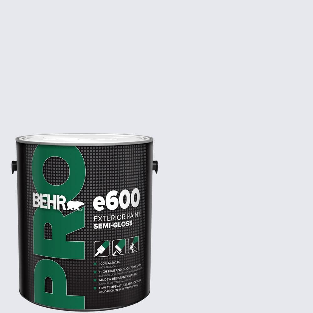 BEHR PRO 1 gal. #630C-1 Lavender Haze Semi-Gloss Exterior Paint