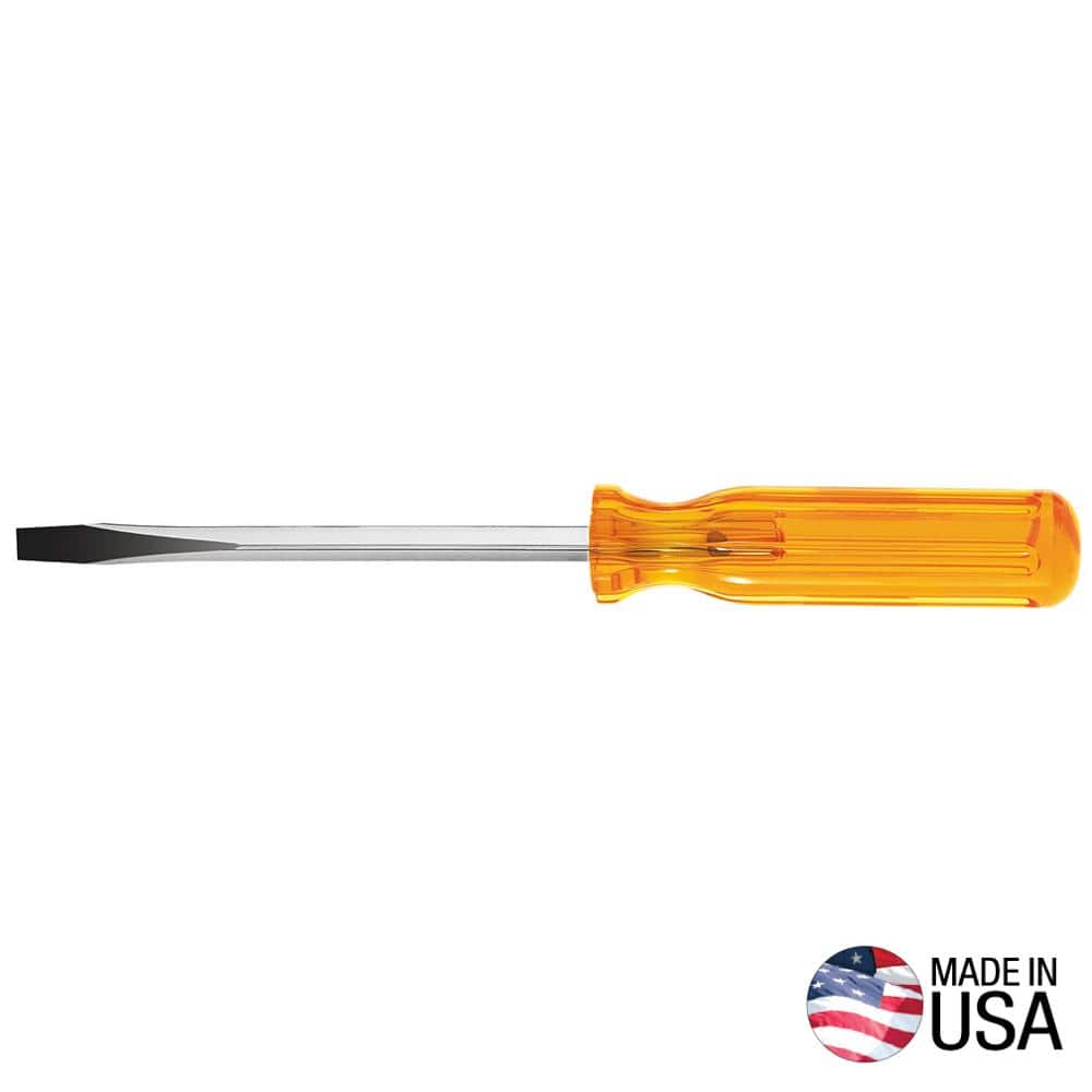 Klein Tools 5/16 in. Keystone-Tip Flat Head Screwdriver with 6 in. Square Shank (1)